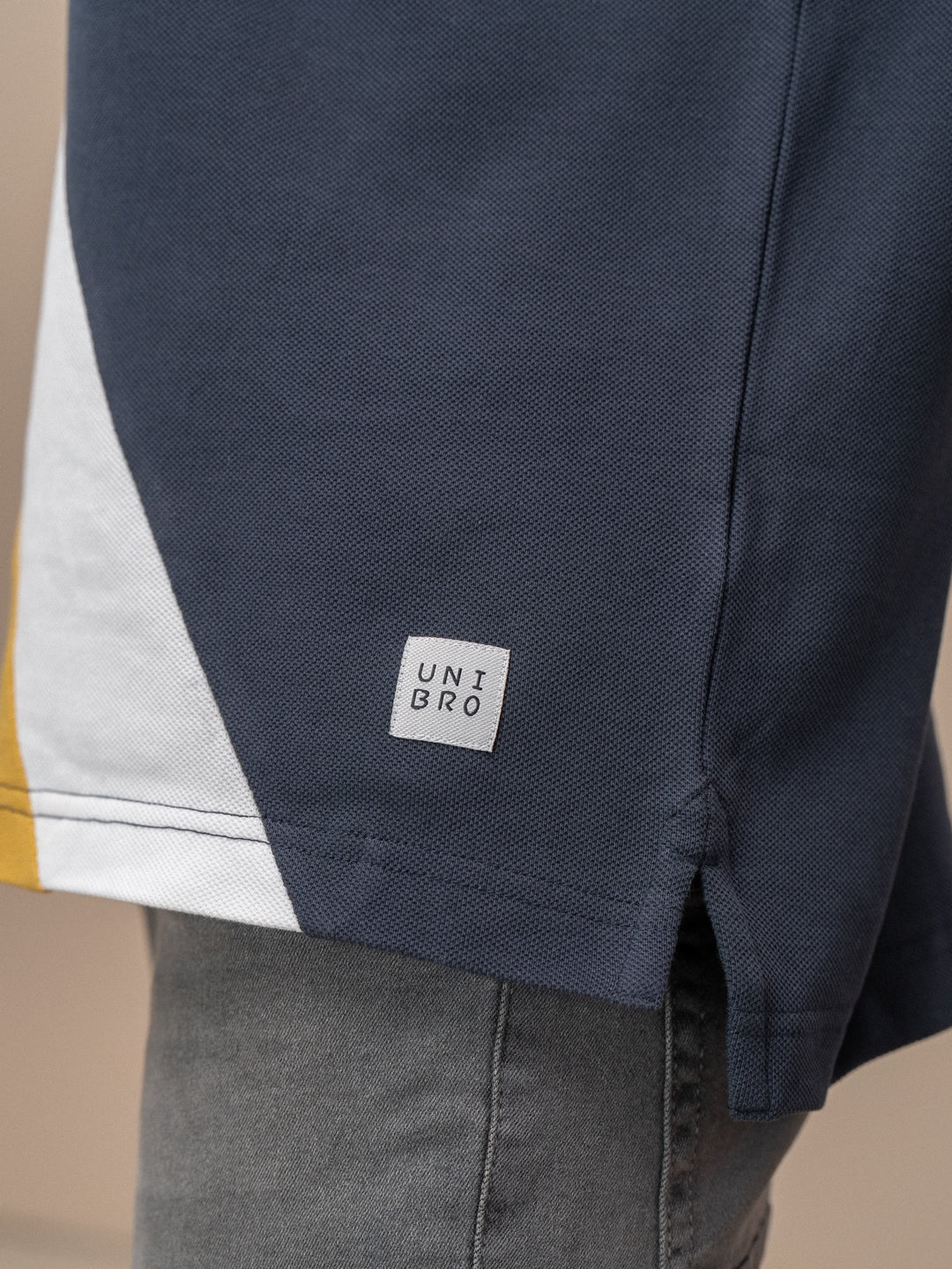 Men Smart Fit Engineered Polo T-Shirt Navy EN28