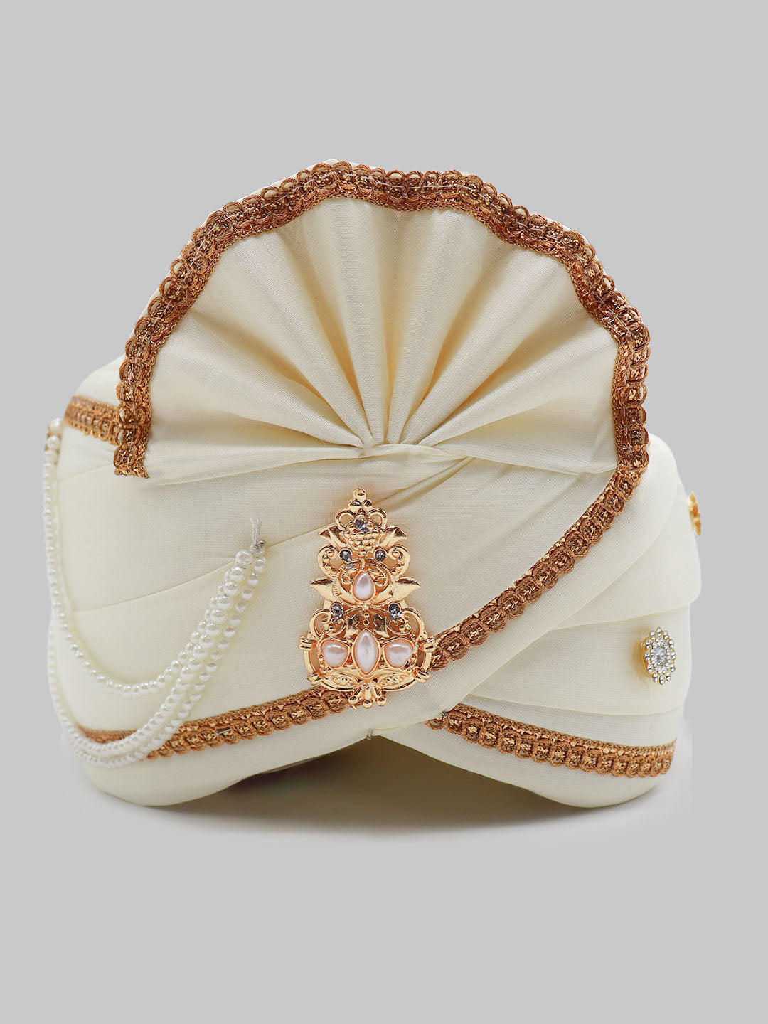 Traditional Silky Style Wedding Turban - 95