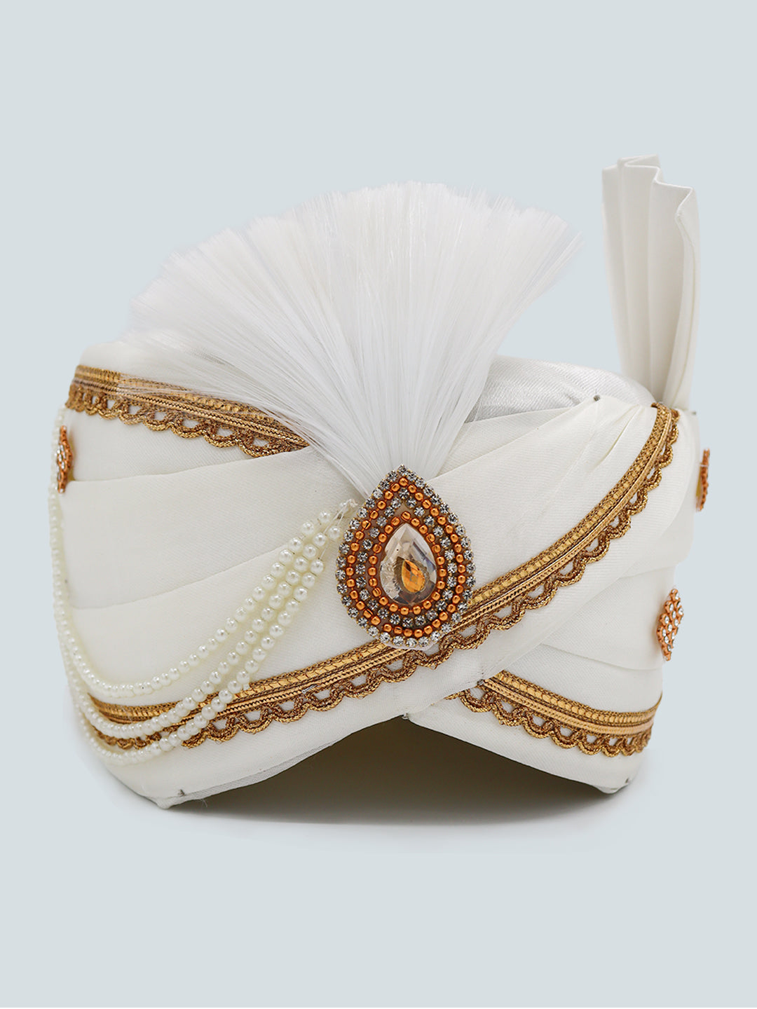 Traditional Silky Style Wedding Turban - 117