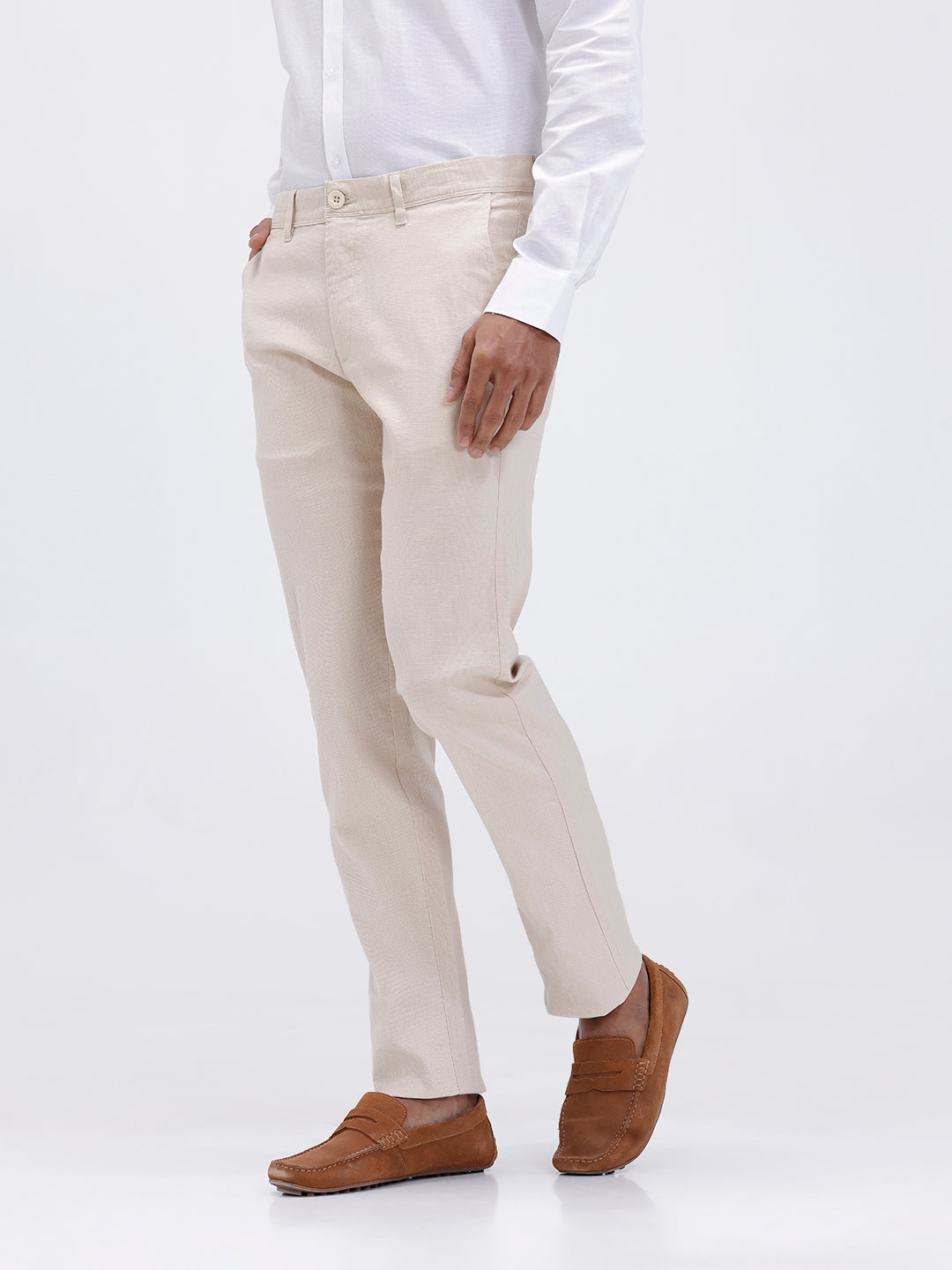 Mens Linen Cotton Full Sleeves Shirt and Pants Combo TR15501