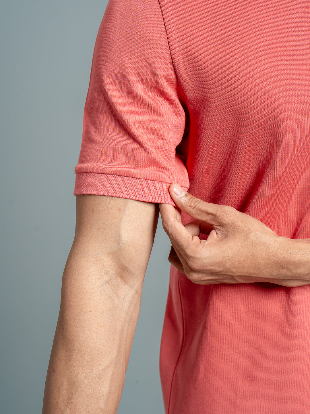 Men's Cotton Rich Pique Polo Red