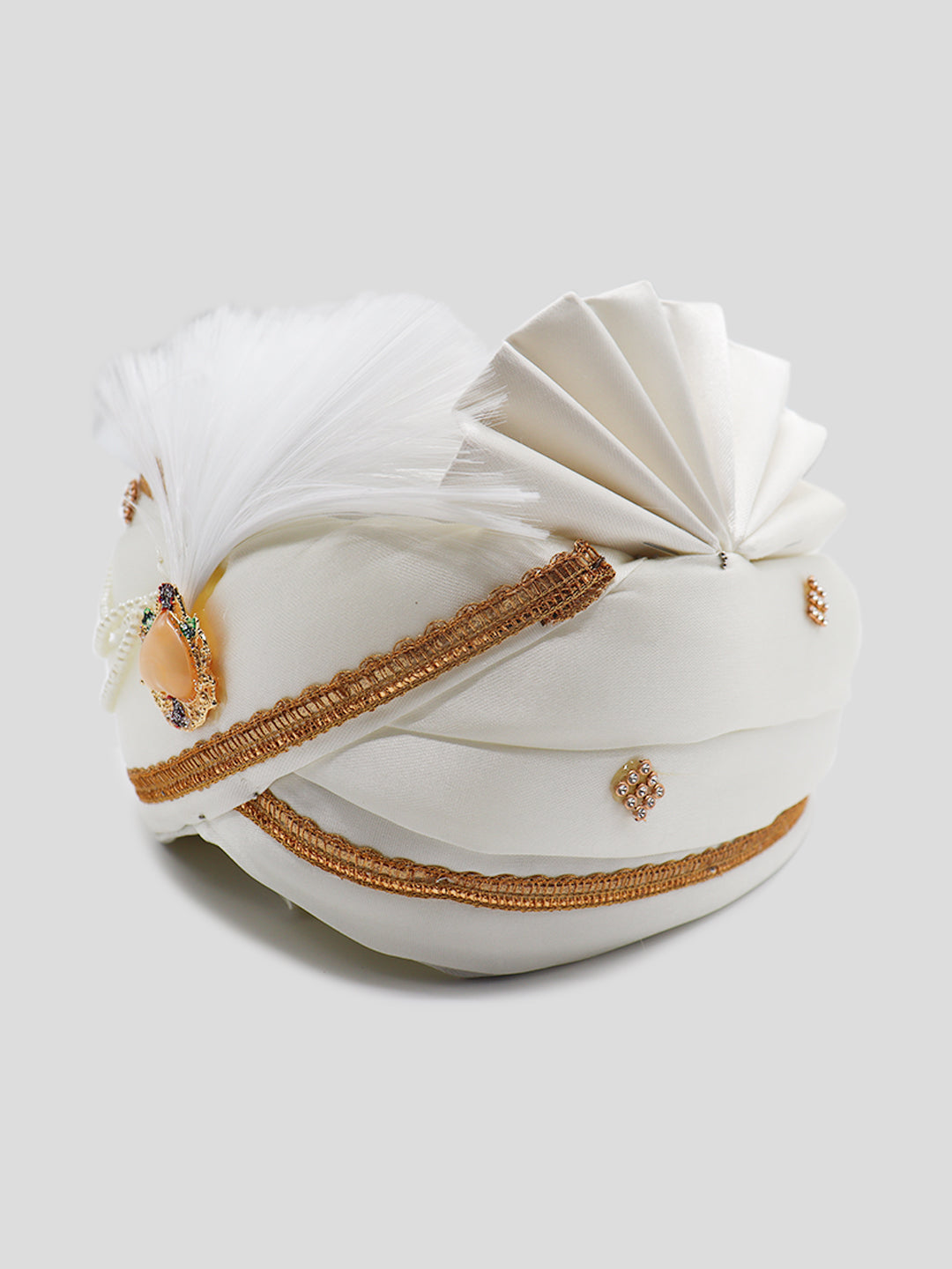 Traditional Silky Style Wedding Turban - 86