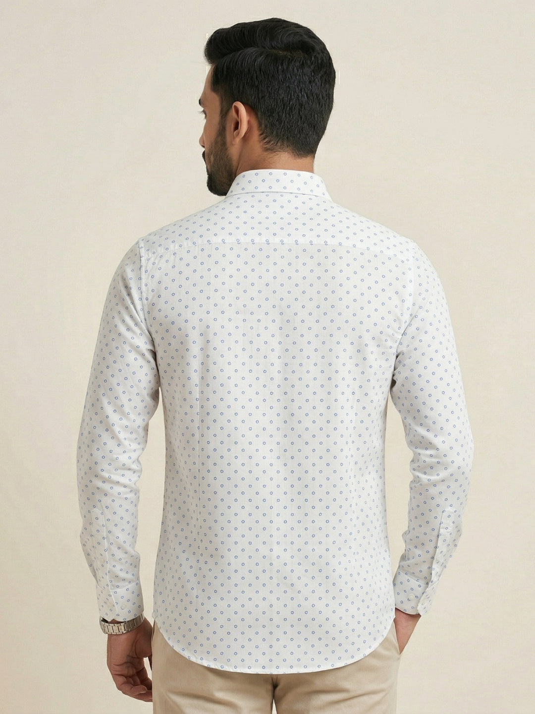 Men Cotton Rich Printed Shirt T66 APT13