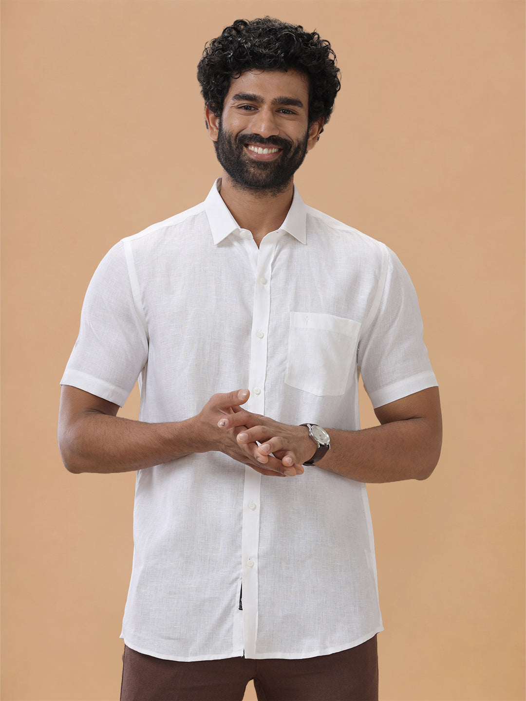 100 LEE Pure Linen Premium White Shirt – Linen Park 5100