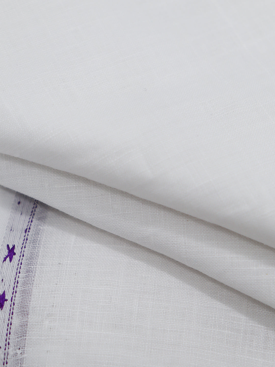 Men Premium Pure Linen White Shirt Fabric Linen Park Euro