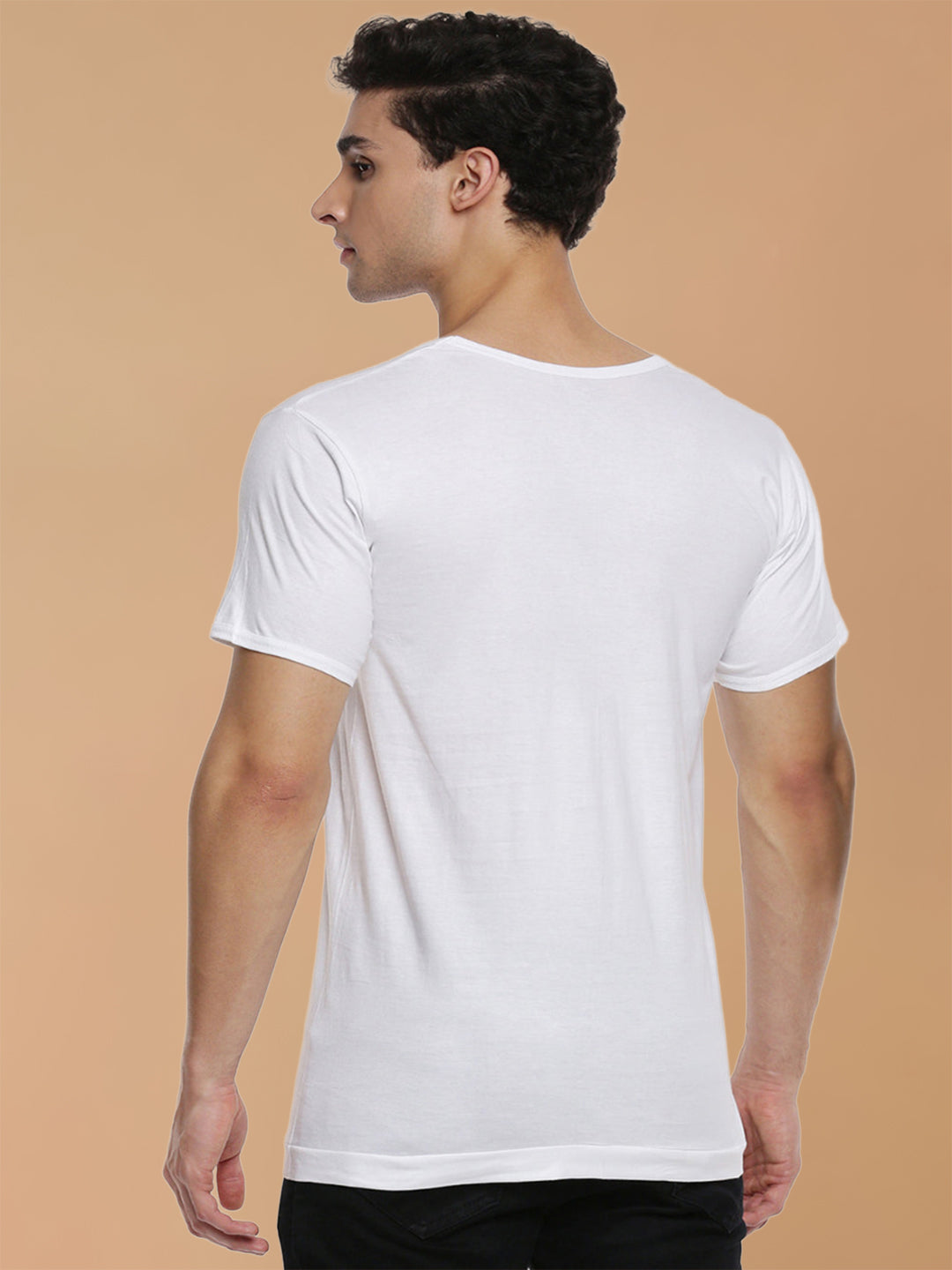100% Cotton White Vest RNS Acoste (Pack of 2)