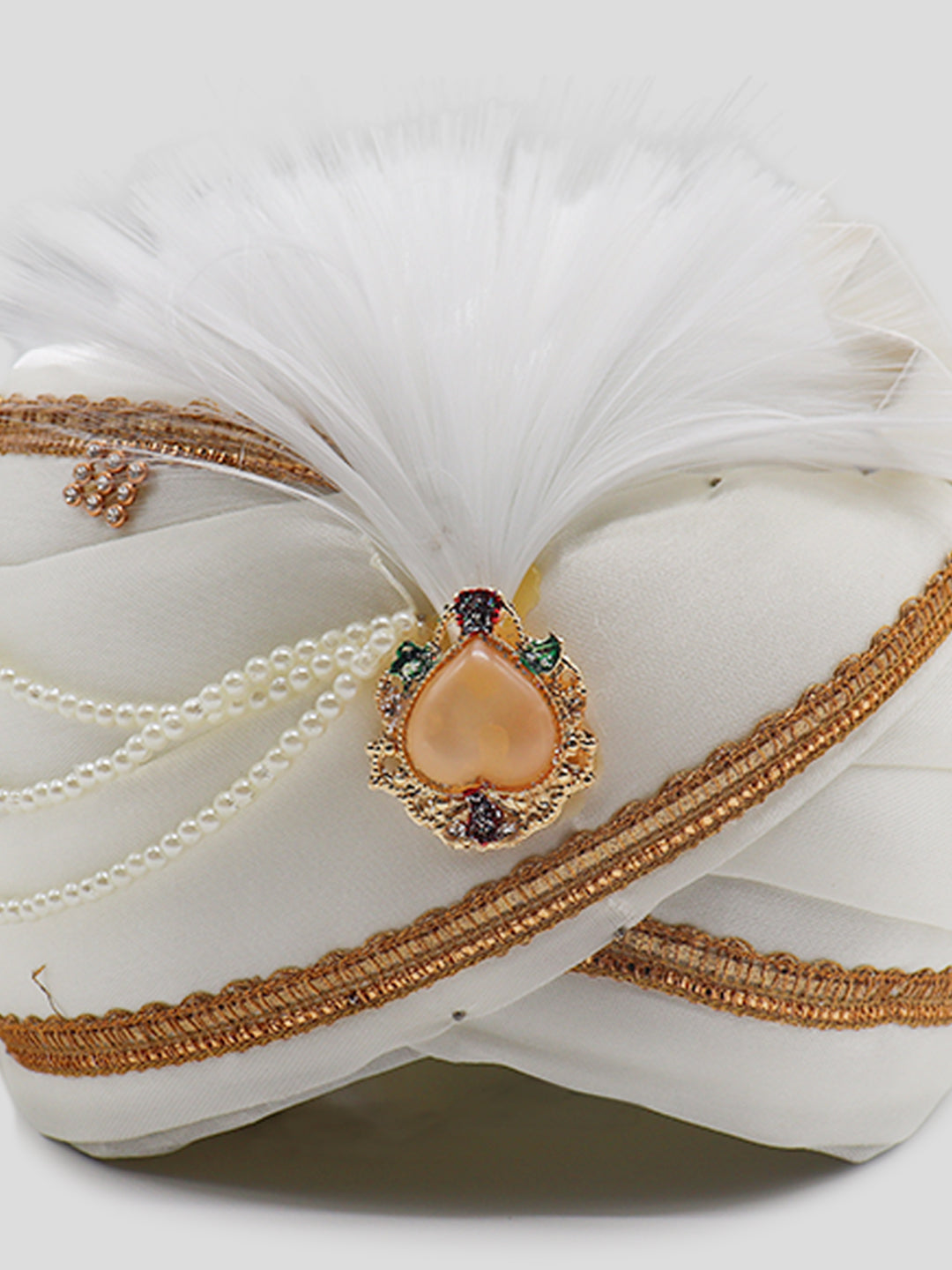 Traditional Silky Style Wedding Turban - 86