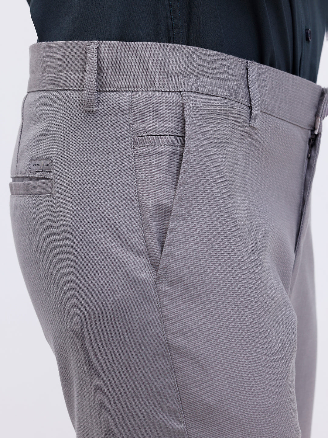 Men’s Smart Fit Cotton Lycra Stretch Pant Dark Grey