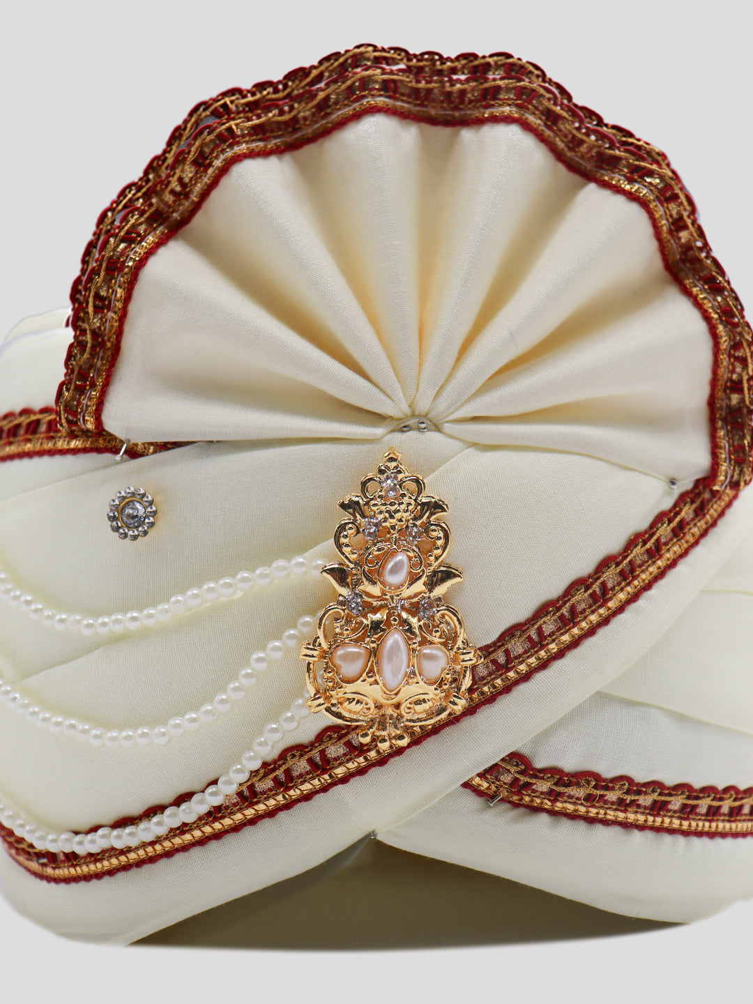 Traditional Silky Style Wedding Turban - 80