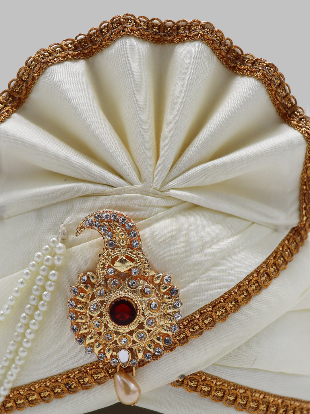 Traditional Silky Style Wedding Turban - 92