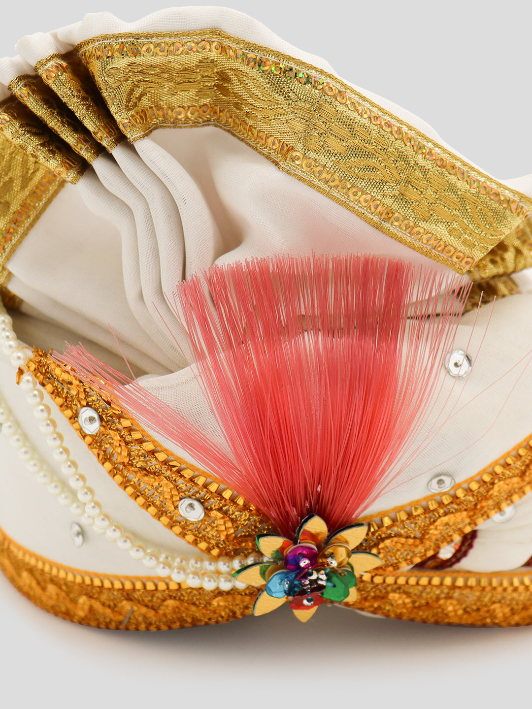 Traditional Silky Style Wedding Turban - 74