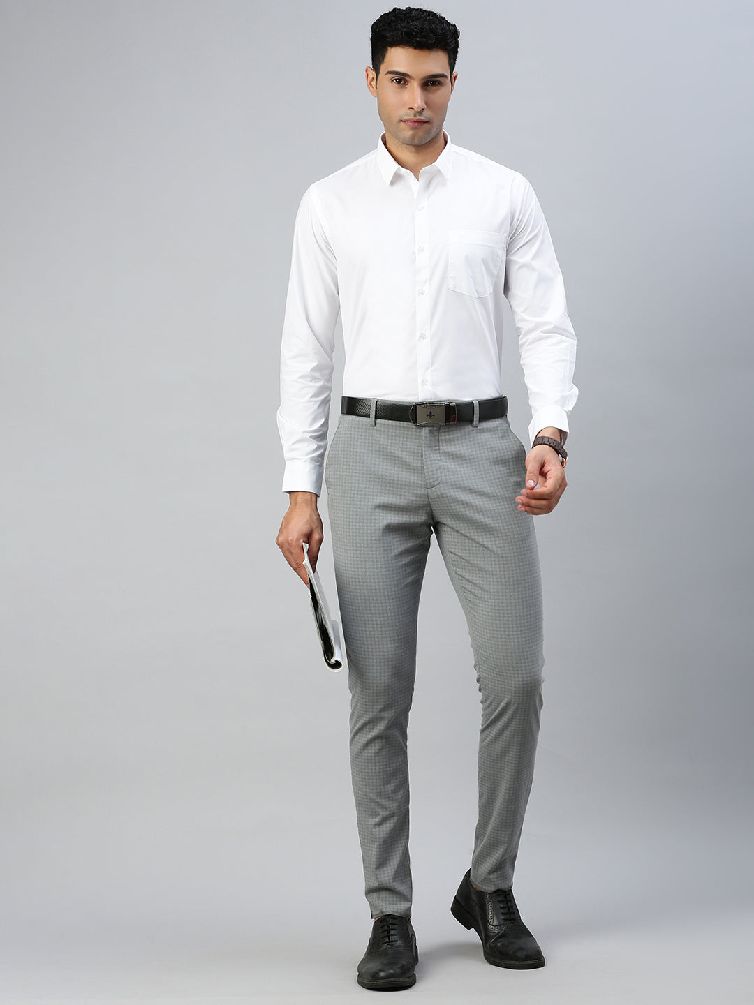 Men Cotton Rich White Shirt Ever Fresh