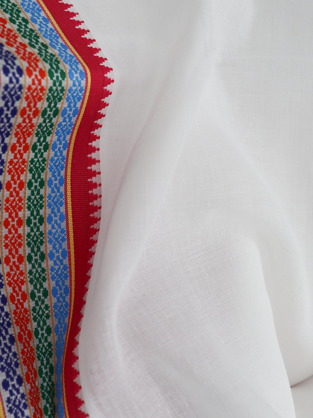 Men Cotton Green Fancy Border Panchakacham with Angavasthram Keerthisena (9+5) KS03