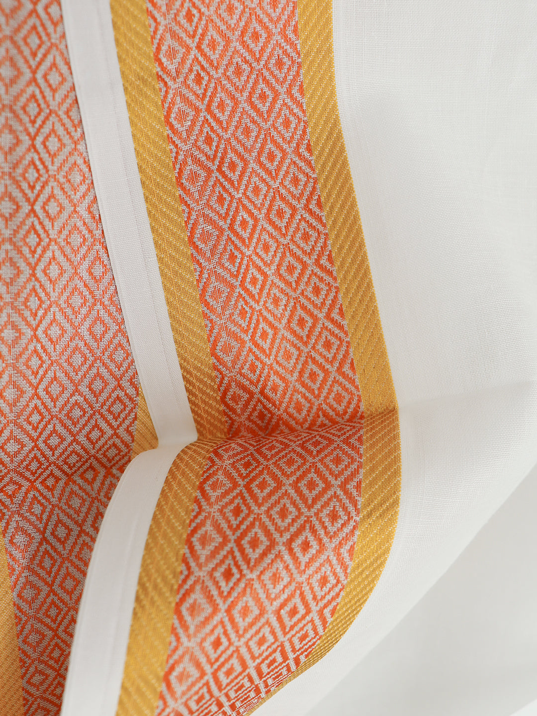 Men Cotton Green Fancy Border Panchakacham with Angavasthram Keerthisena (9+5) KS01