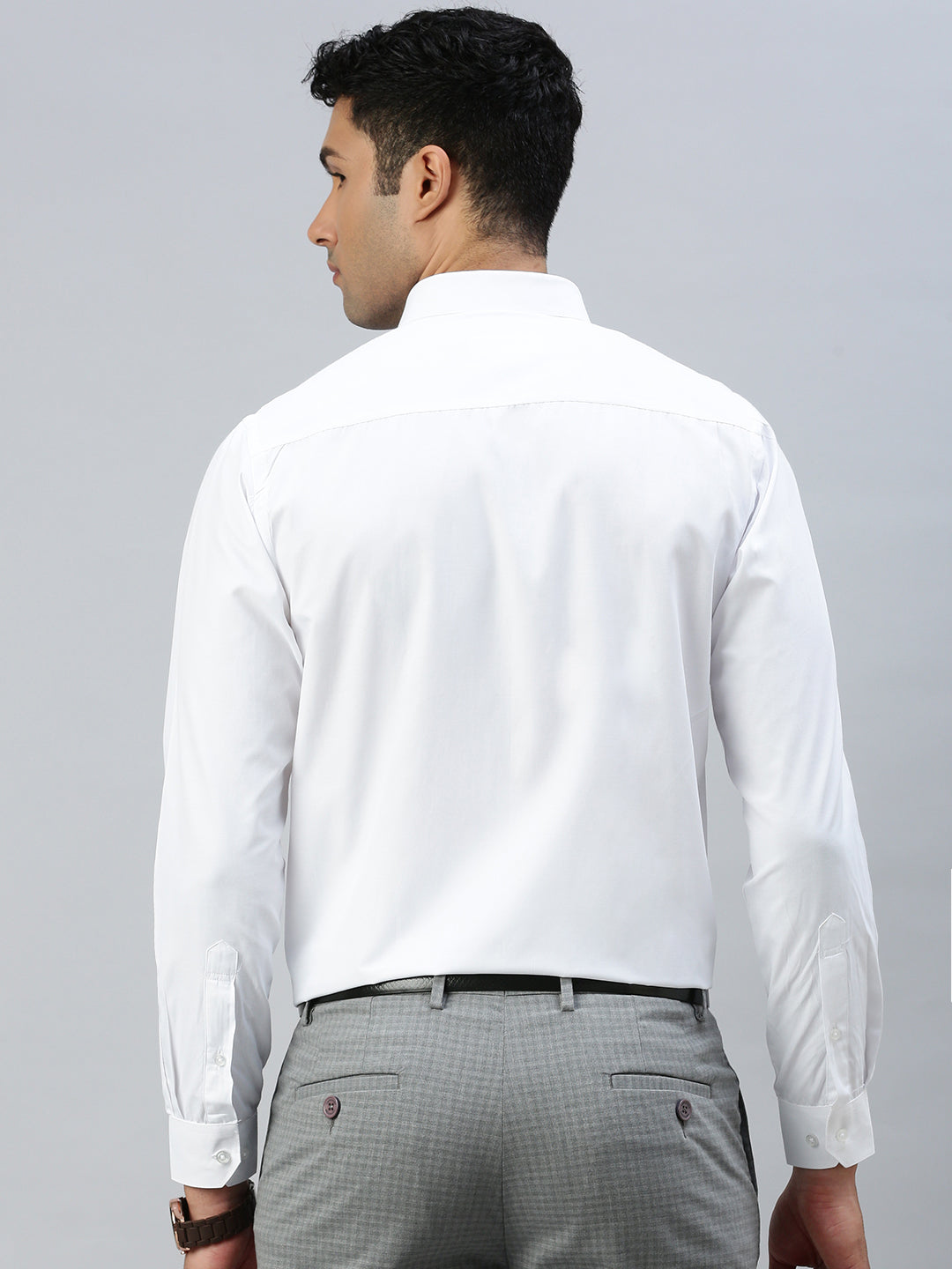 Men Cotton Rich Formal White Shirt