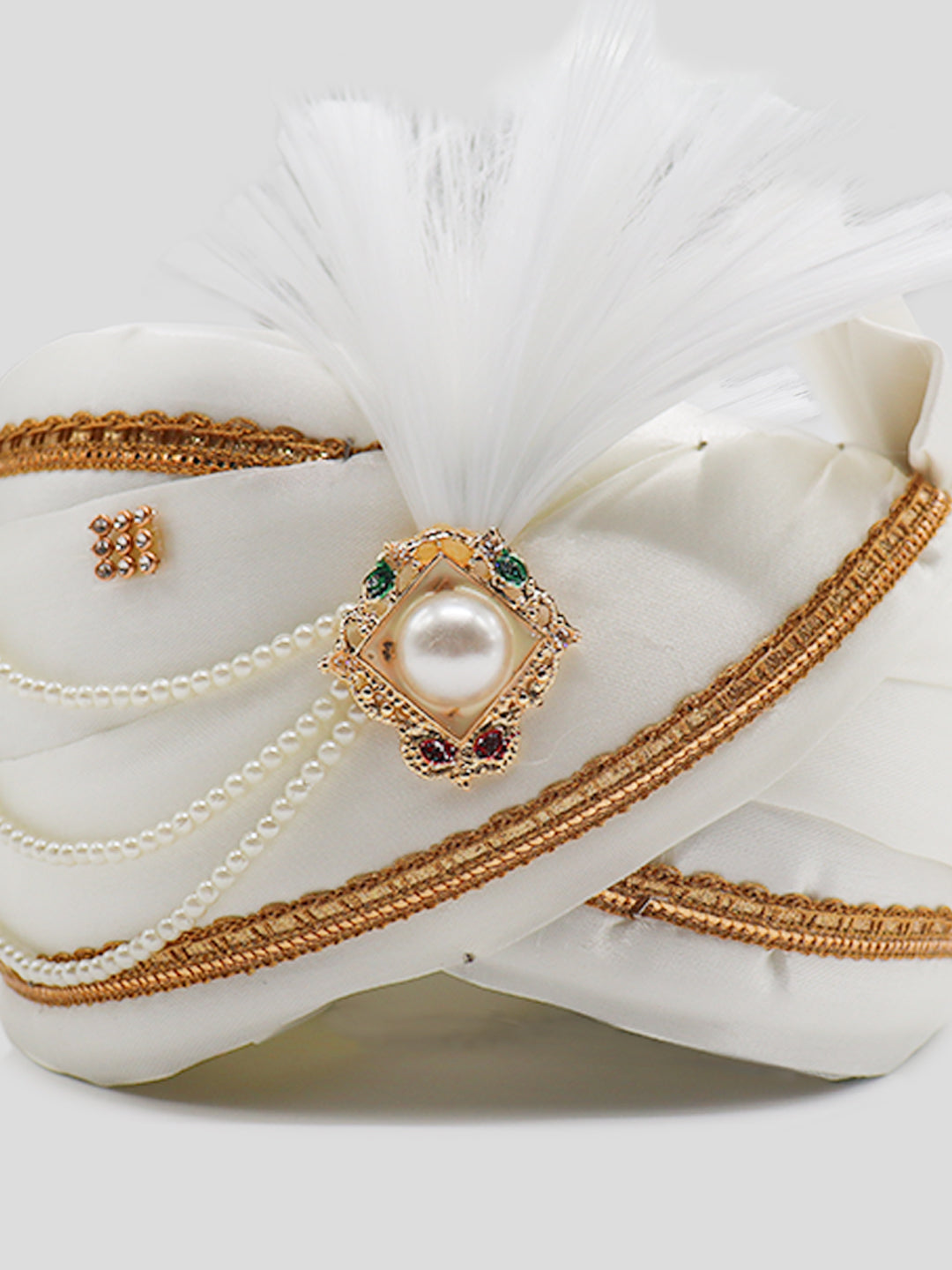 Traditional Silky Style Wedding Turban - 87