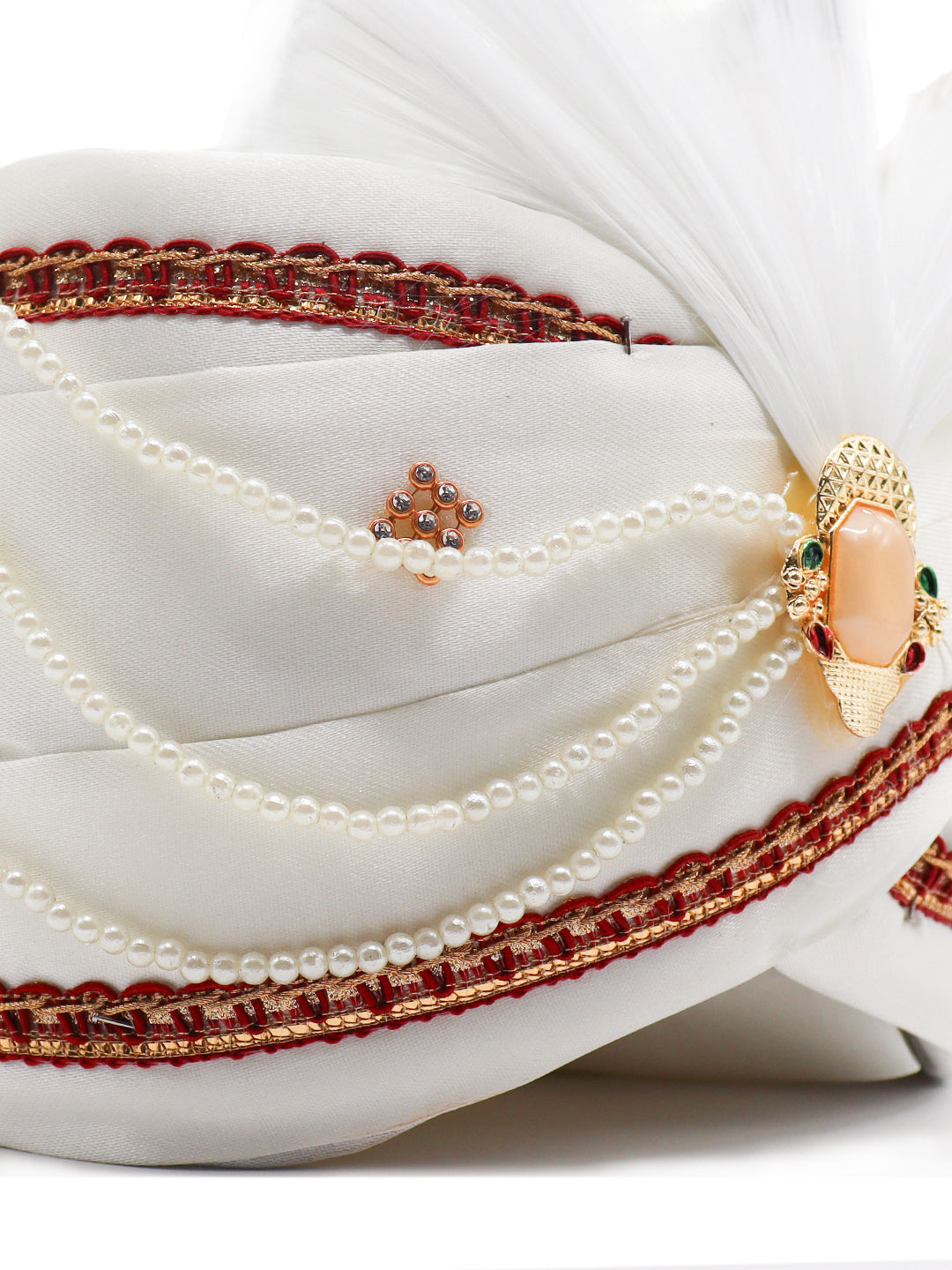 Traditional Silky Style Wedding Turban - 88