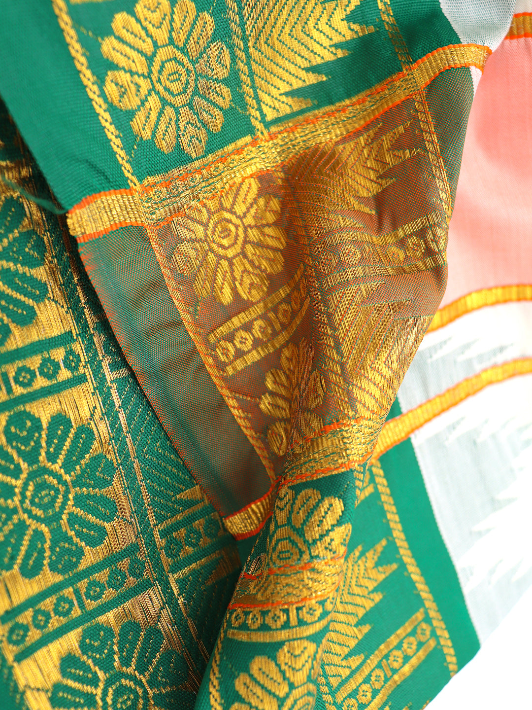 Men Cotton Cream Panchakacham with Angavasthram Yogendra (9+5)YG01