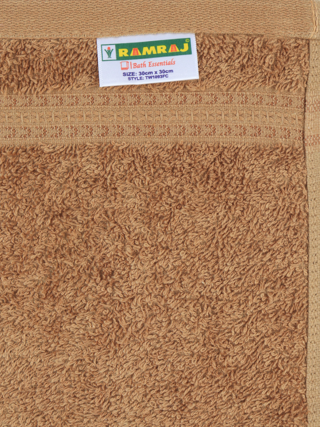 Highly Absorbent & Quick Dry Cotton Bamboo Terry Towel Set – Brown Hand, Face & Bath Towels (Pack of 3)