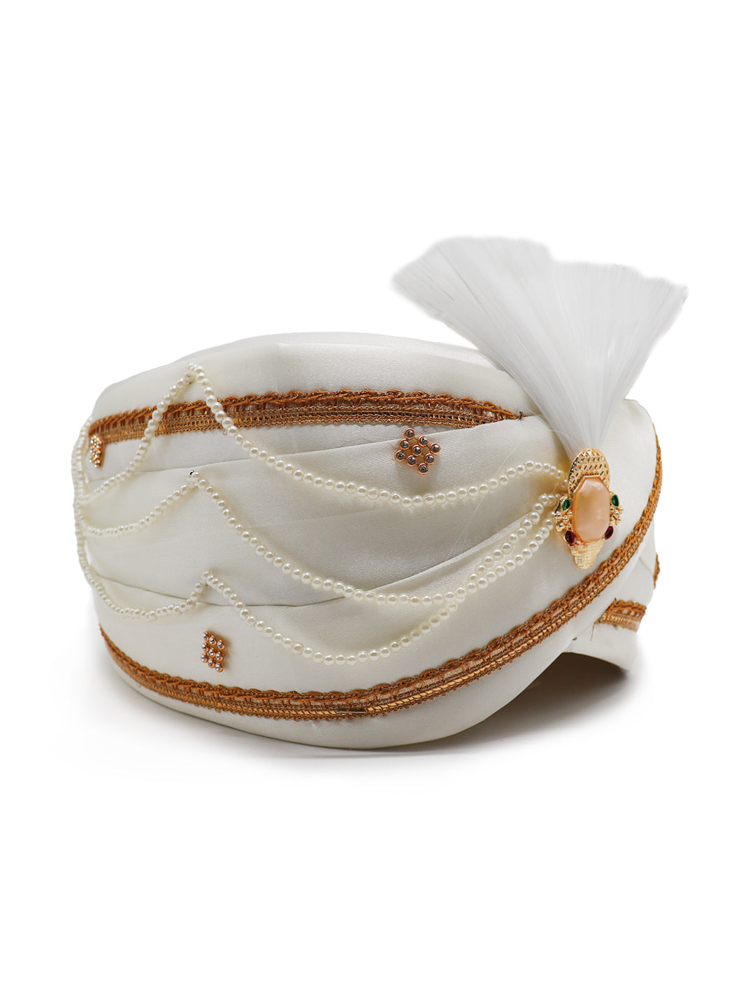 Traditional Silky Style Wedding Turban - 91