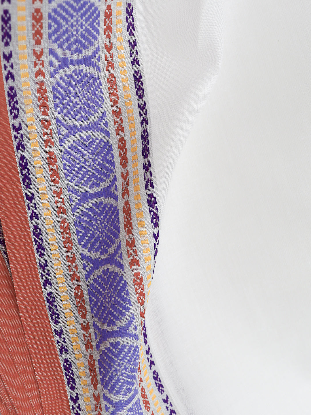 Men Cotton Violet Fancy Border Panchakacham with Angavasthram Keerthisena (9+5) KS05