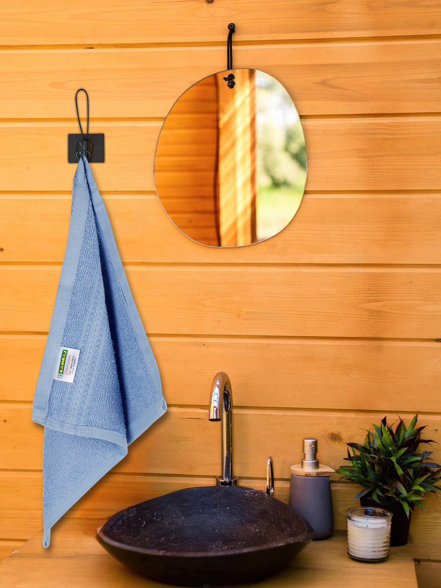 Premium Soft Terry Face Towel Blue FC3 (Pack of 6)