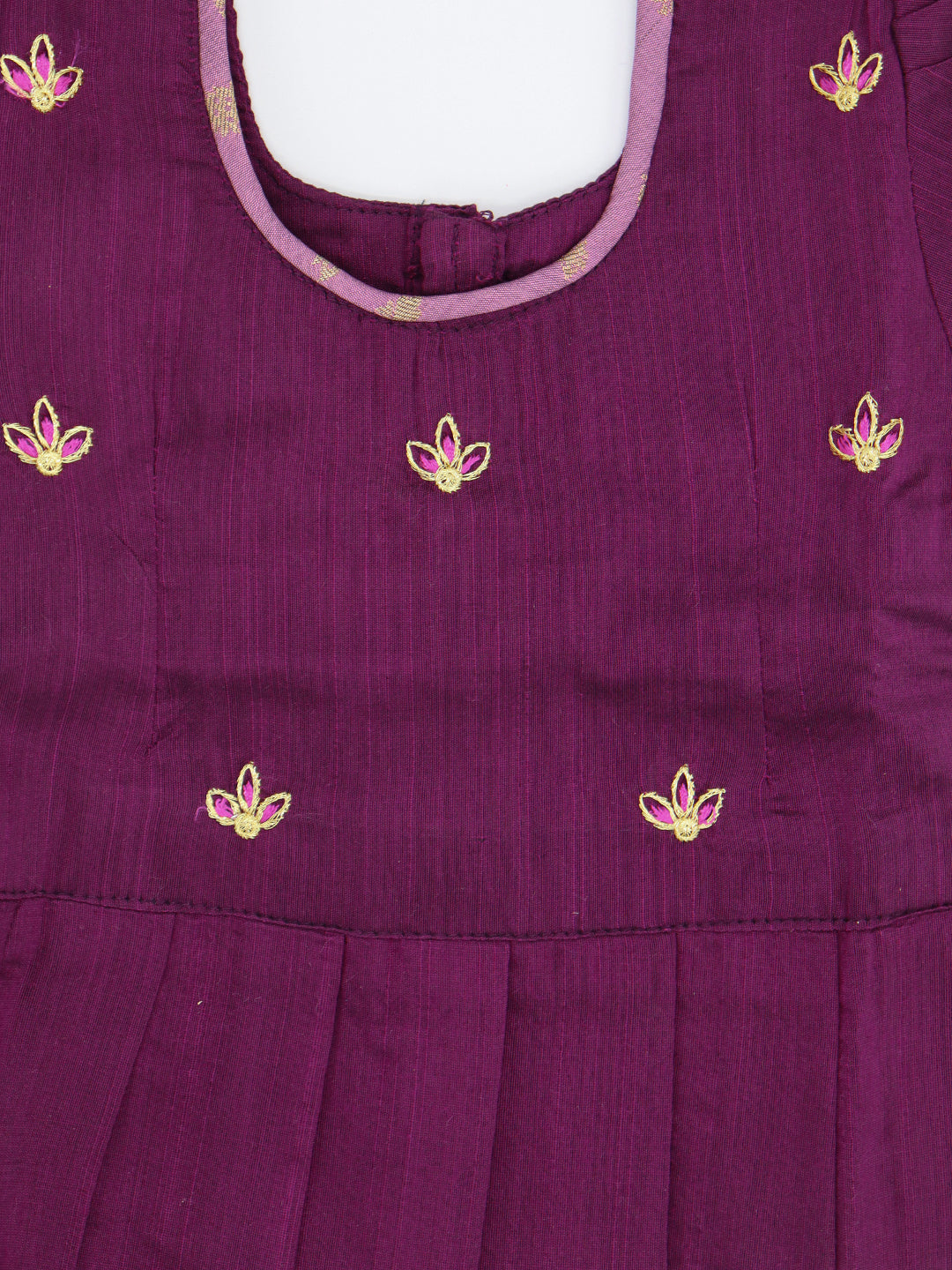 Girls Traditional Skirt Set Violet with Purple GPS21