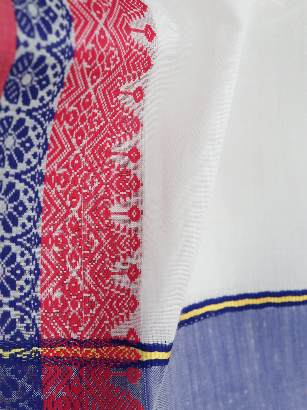 Men Cotton Navy Fancy Border Panchakacham with Angavasthram Keerthisena (9+5) KS04