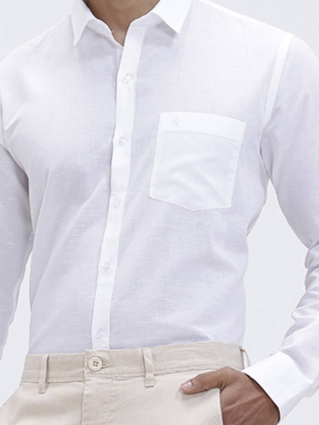 Mens Linen Cotton Full Sleeves Shirt and Pants Combo TR15501