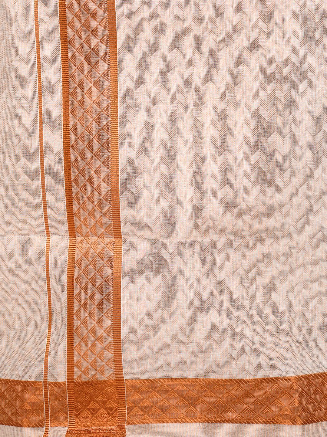 Men Copper Tissue Jacquard Full Sleeves Shirt with Matching Dhoti Set CD12