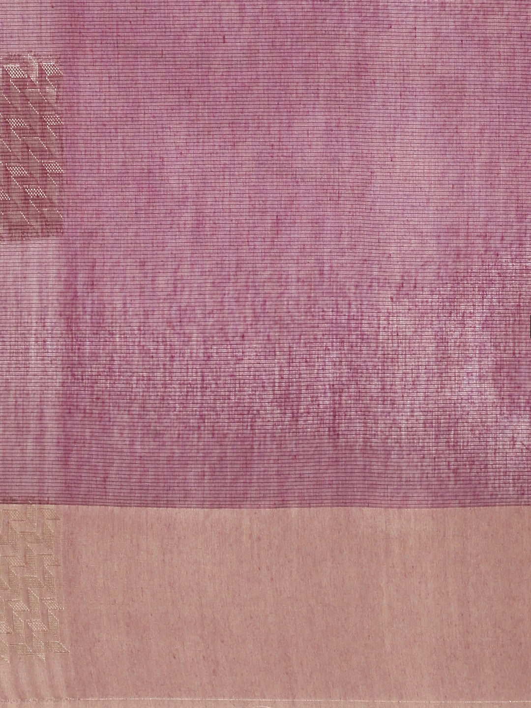 Women Magenta Kora Cotton Saree SK112