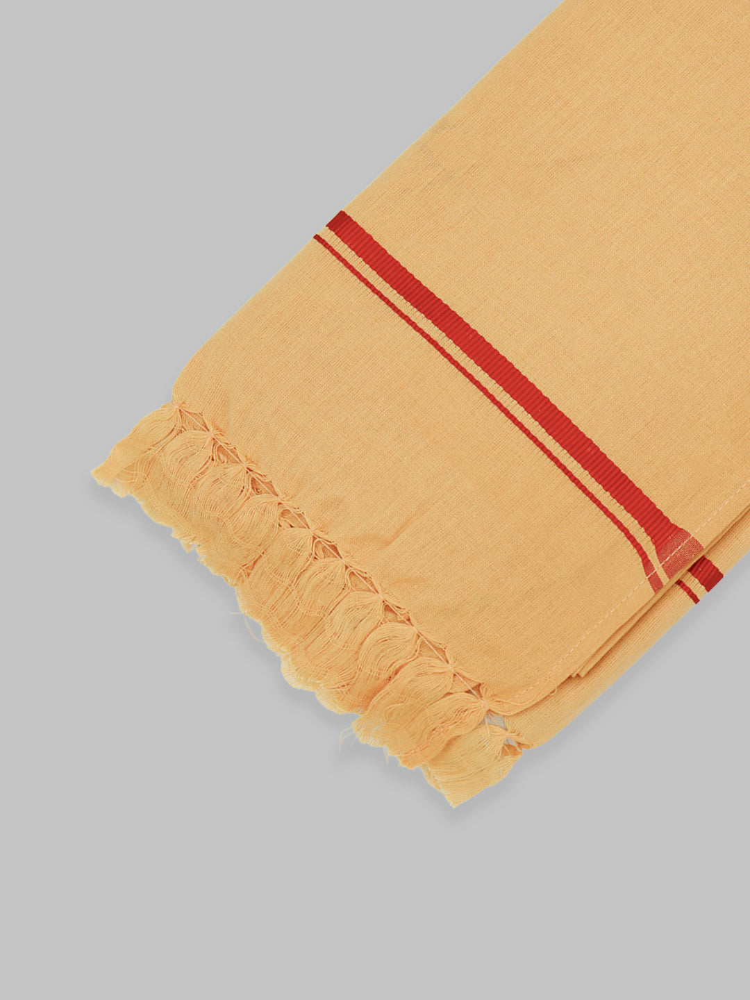 Men Assorted Border Devotional Towel Light Kaavi Hariharan (Pack of 2)