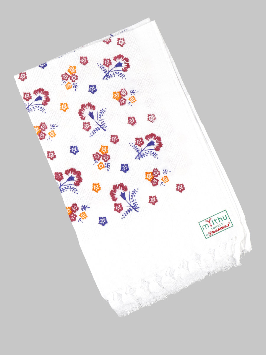 Cool Touch Napkin Print Cotton Towel (4 PCs Pack)-Design ten