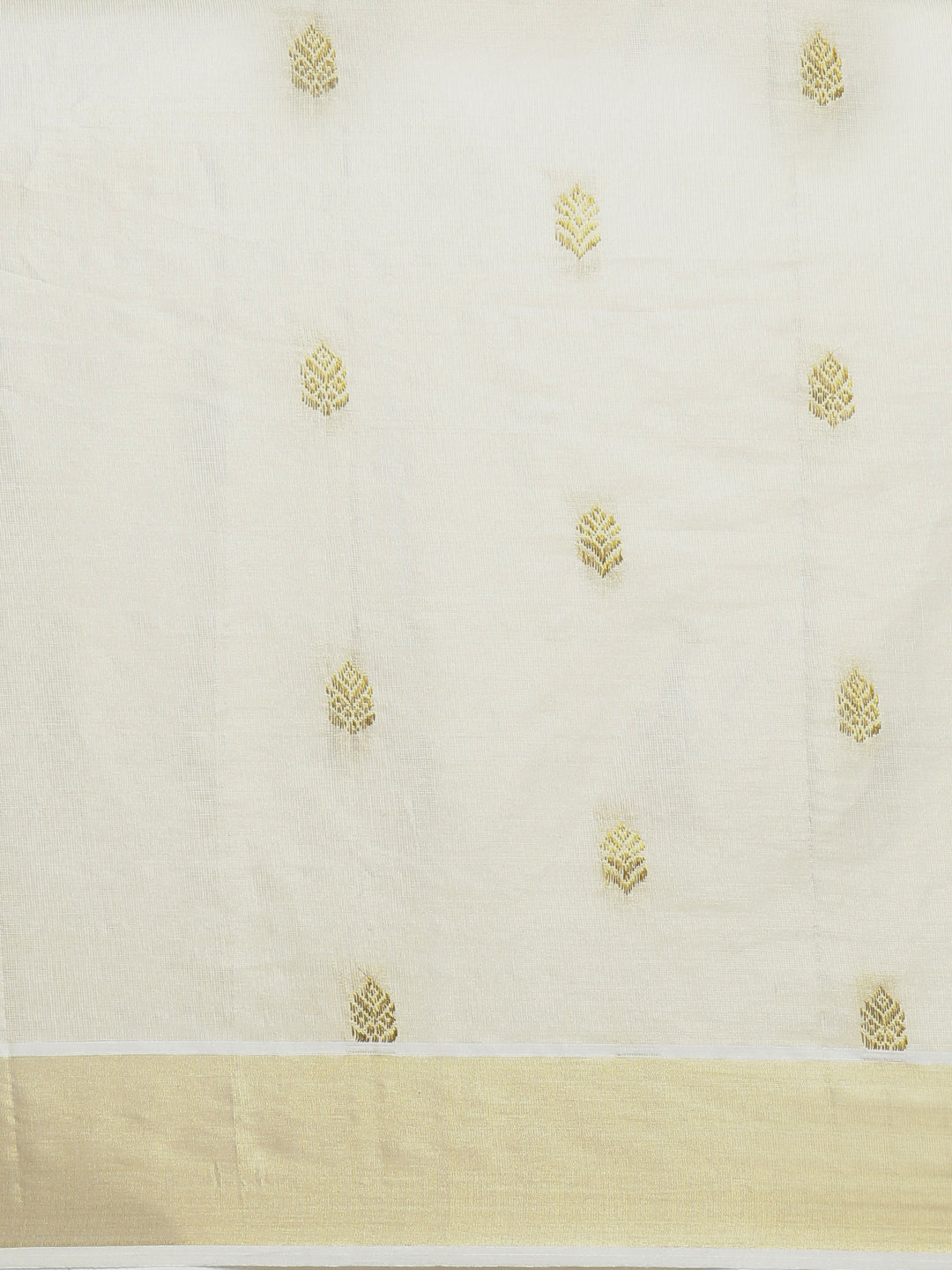 Women Traditional Kerala Tissue Gold Saree KS229