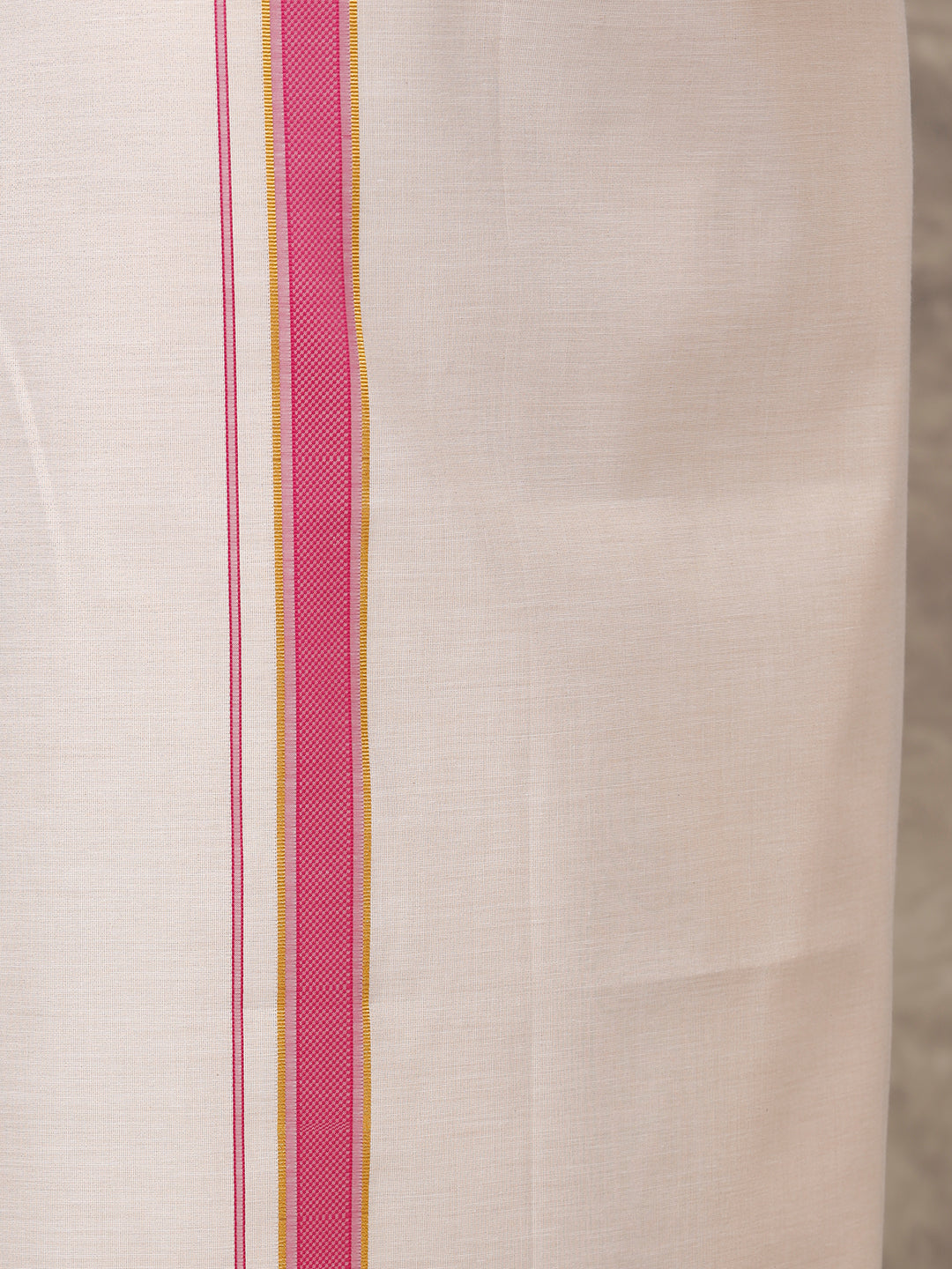 Men Cotton Rich Pink Shirt and Tissue Dhoti Set SMC5
