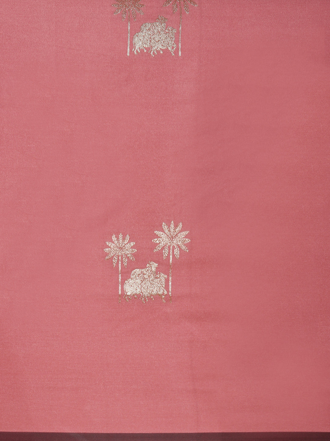 Women Flamingo Pink Soft Silk Saree SS388