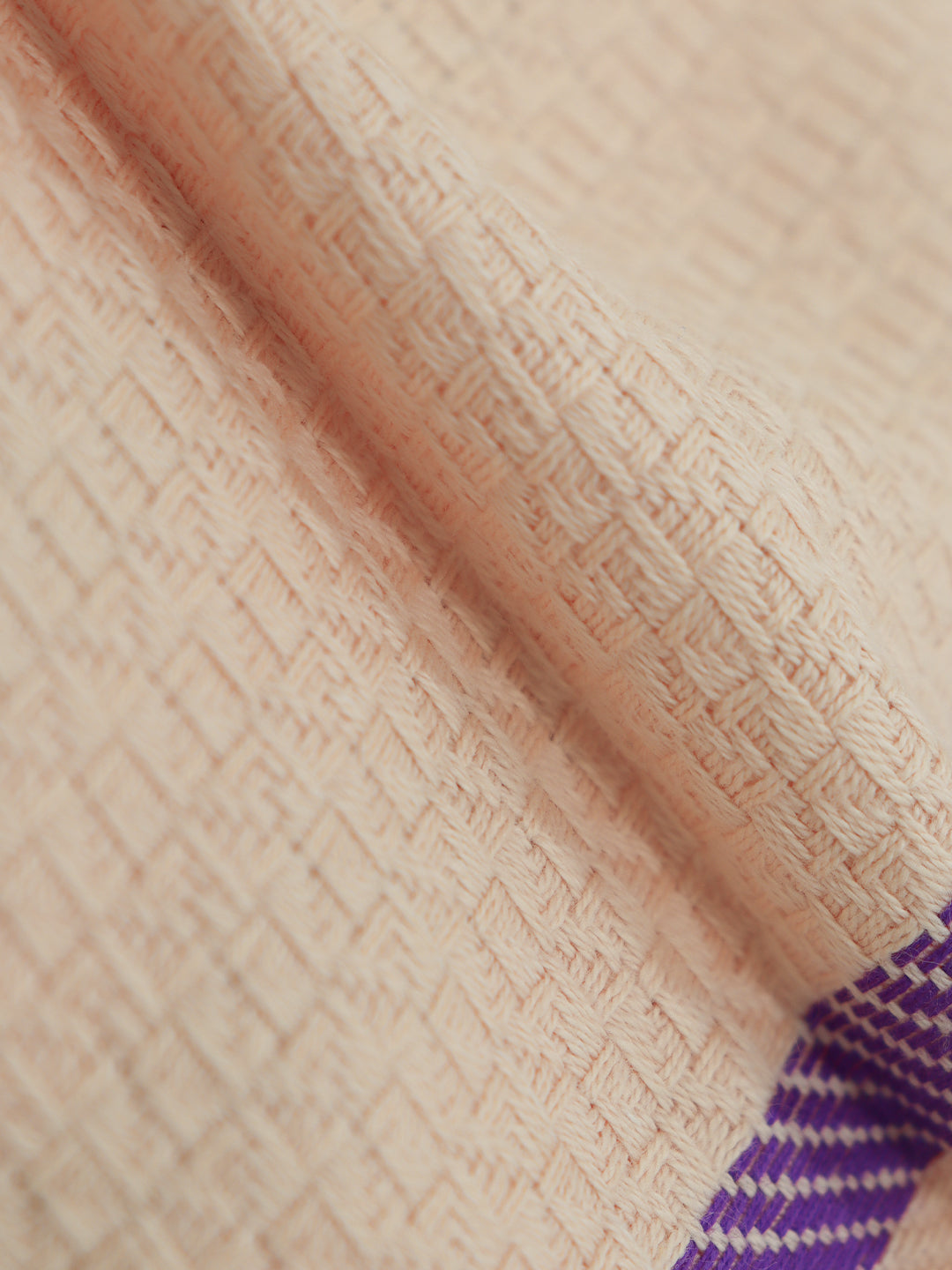 100% Cotton Self Designed Bath Towel Peach Magnus MCB03