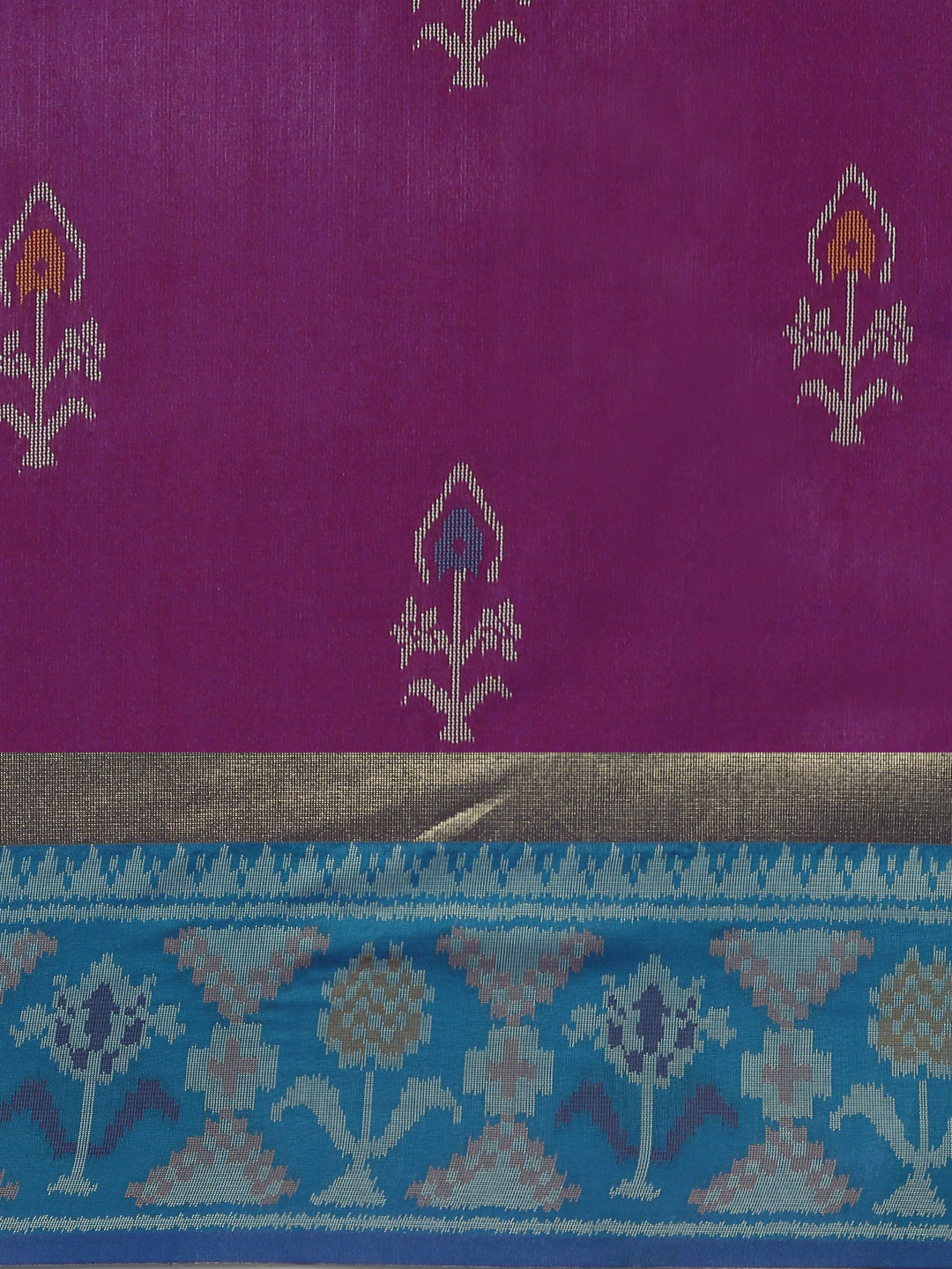 Women Violet Soft Silk Saree SS395