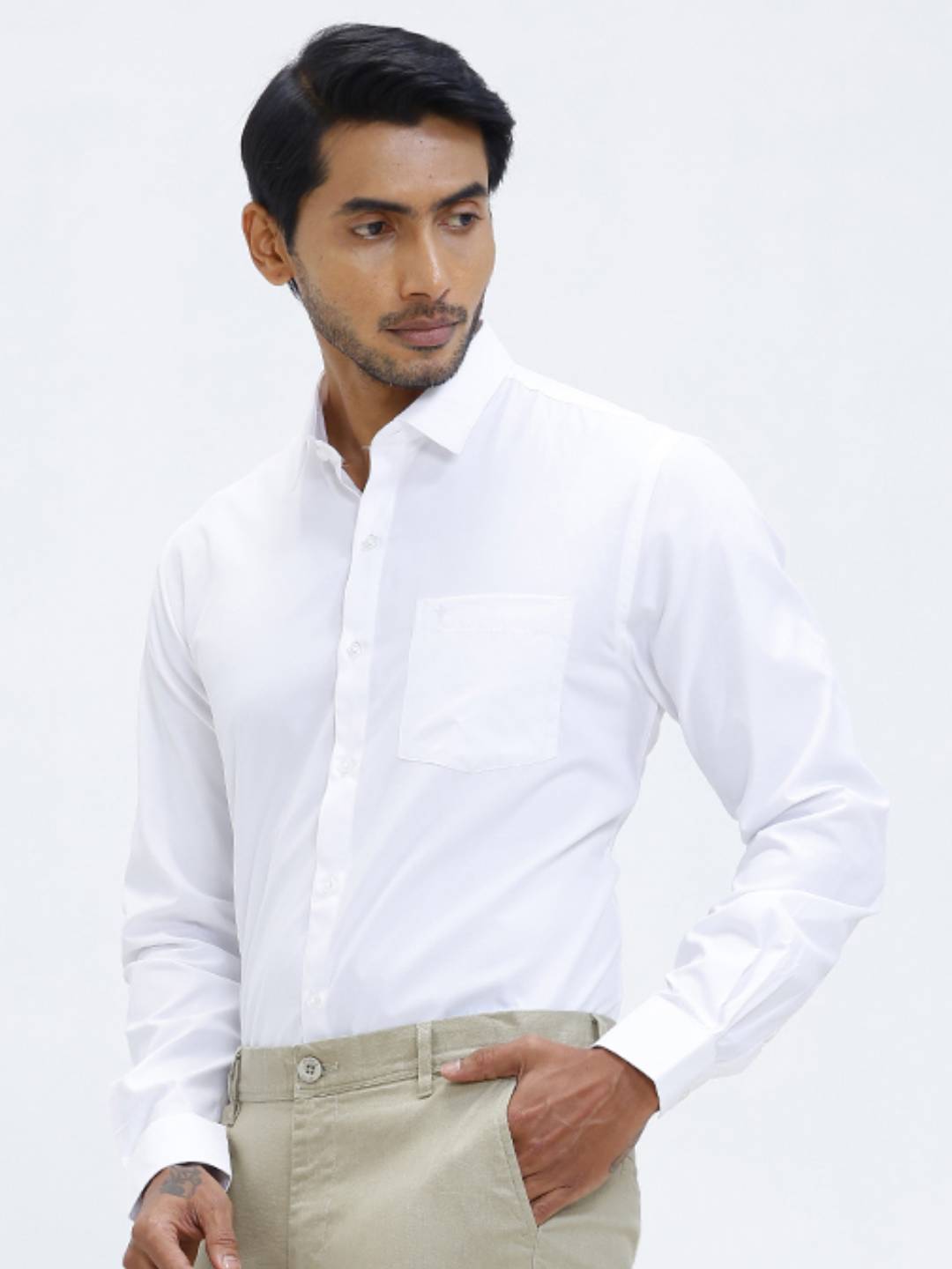 Mens Cotton Rich Full Sleeves Shirt and Pants Combo TR15505