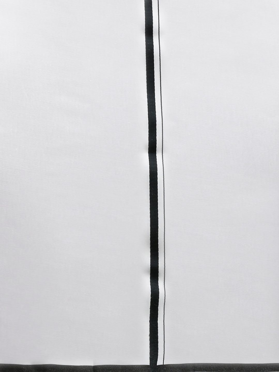 Men Cotton Blend Single Layer White Dhoti with Fancy Border Benchmark