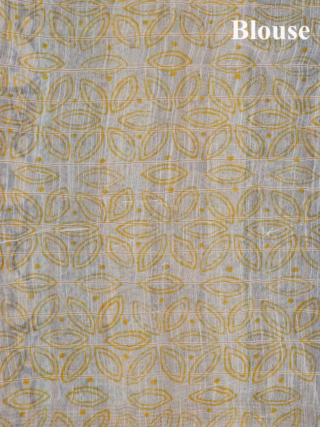 Women Blue Linen Cotton Saree SL232