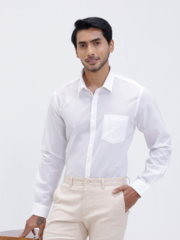 Mens Cotton Full Sleeves Shirt and Linen Cotton Pants Combo TR15501