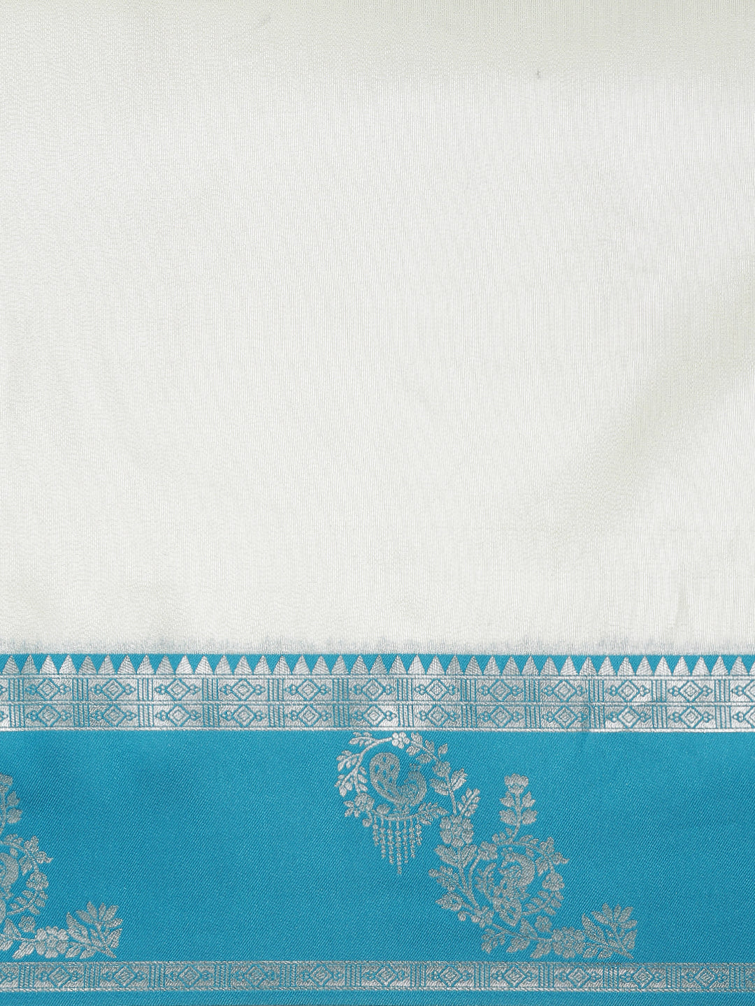 Couple Combo Shirt & Dhoti Set with Saree Silver TS55