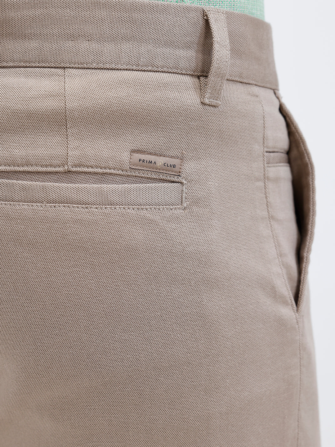 Men’s Smart Fit Cotton Lycra Stretch Brown Pant