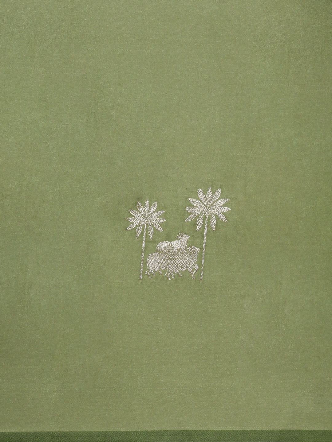 Women Green Soft Silk Saree SS387