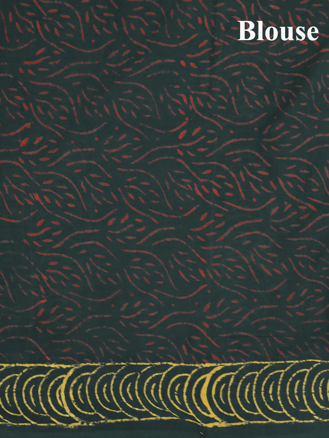 Women Dark Green Soft Cotton Printed Saree SCS171