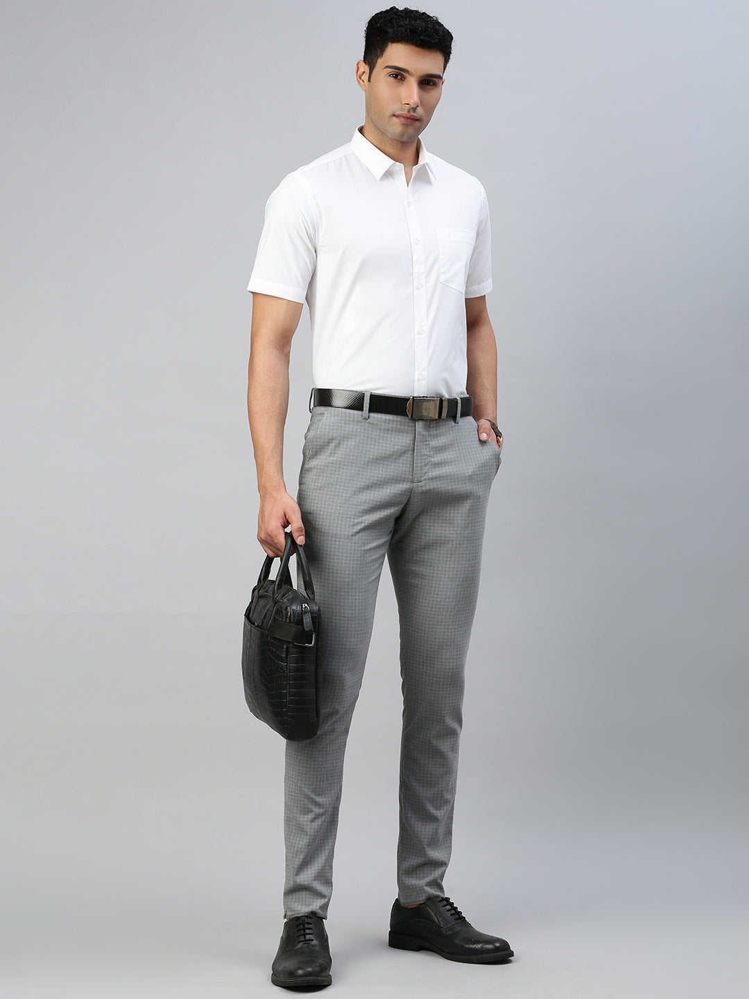Men Cotton Rich White Shirt Ever Win