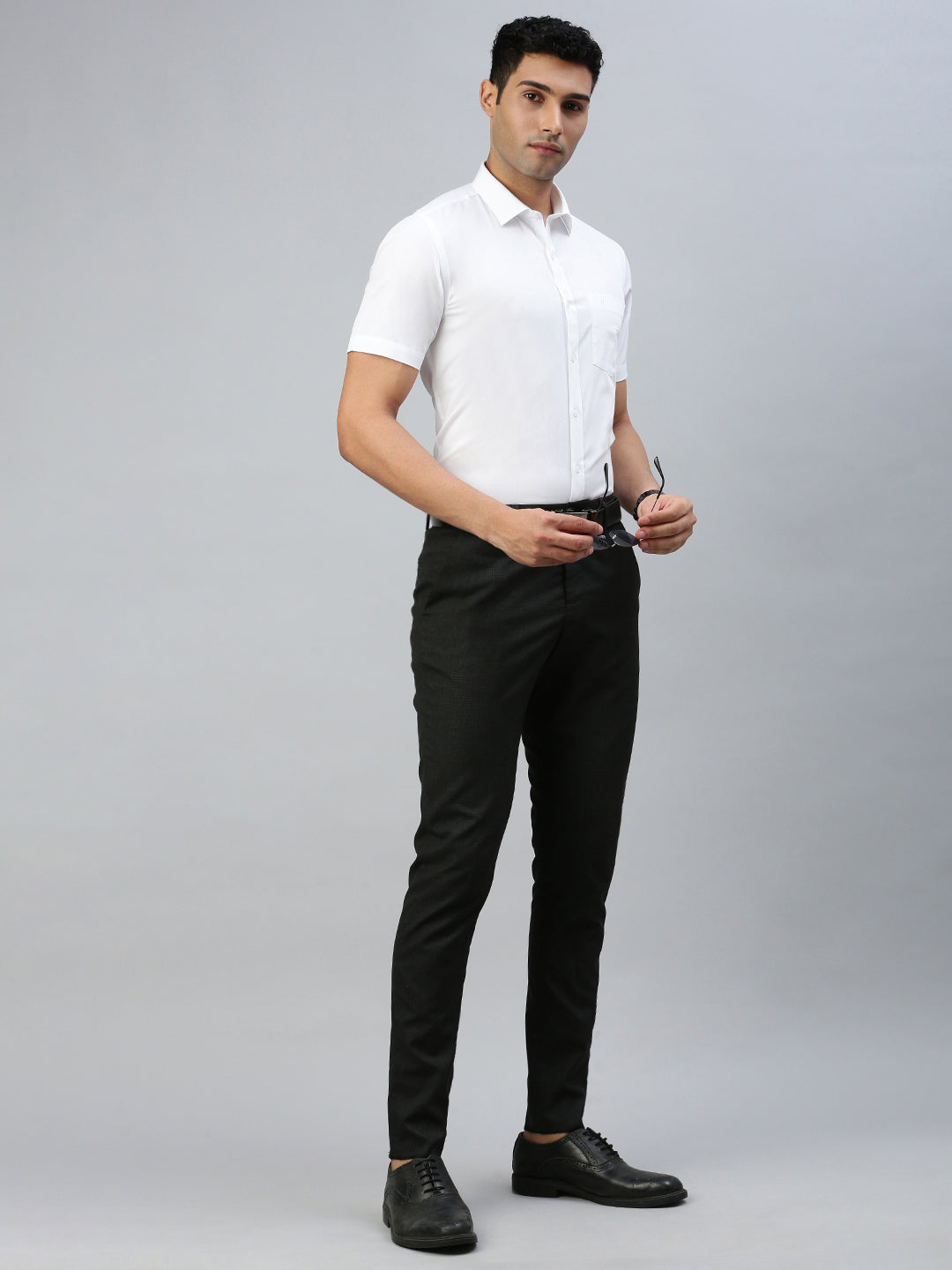 Men 100% Cotton White Shirt_Winner