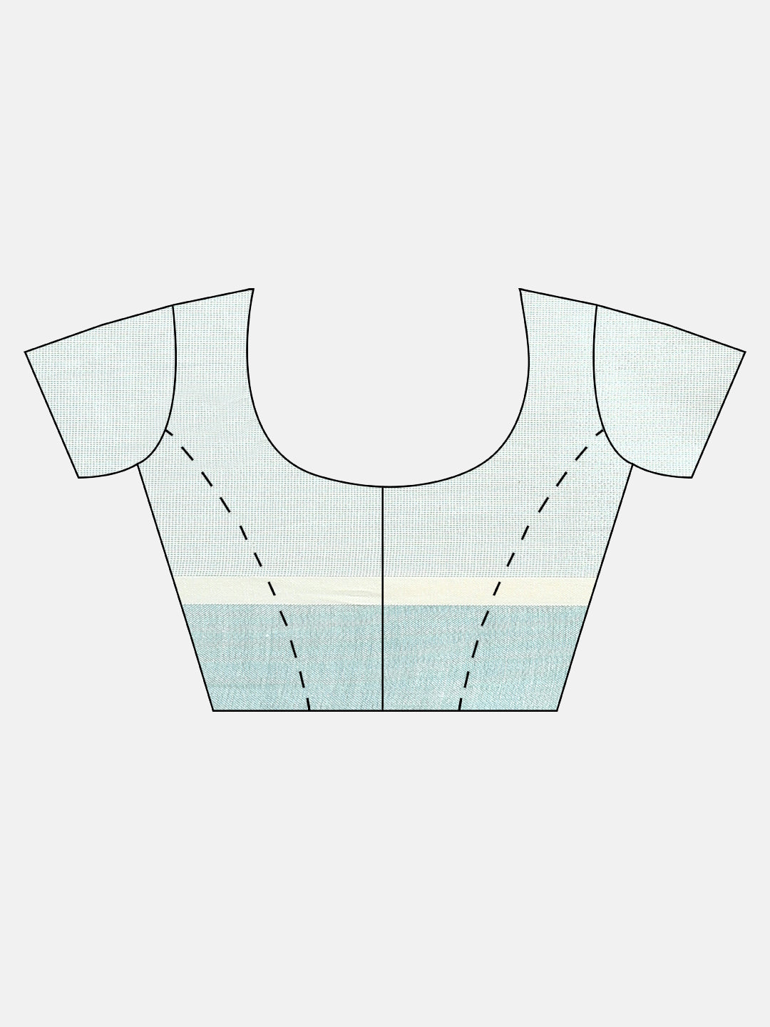 Women Traditional Kerala Tissue Cyan Blue Plain Saree KS217