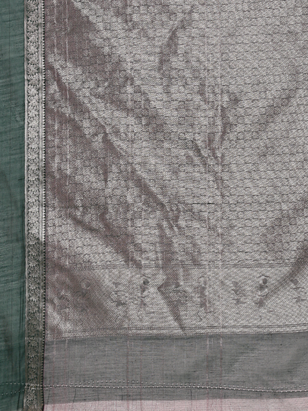 Women Purple Semi Kora Cotton Saree SK131